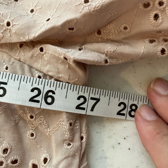 NWT Torrid Blouse 3XL Eyelet Button Up Long Sleeve Shirt Lightweight Casual - Picture 7 of 7